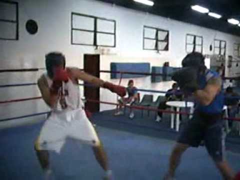 BOX, MAXI SOSA VS AVALOS,guanteo de nivel de DOS CAMPEONES