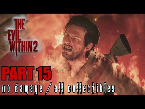The Evil Within 2 Walkthrough Part 15 - Bottomless Pit No Damage / All Collectibles