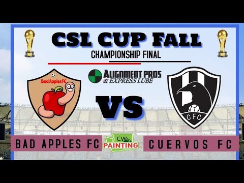 Bad Apples FC vs Cuervos FC. CSL CUP FAll Final.  #csl #cashmeresoccer #cashmereleague