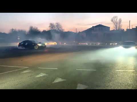 BMW F10 M5 burnout drift georgia