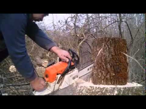 ZNANJE NA POKLON tutorial vježba 1 jednostavni rez.. tronožac.. kiparstvo motornim pilama