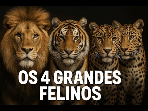 Comparei leopardo, tigre, leão e onça: aqui está o que encontrei
