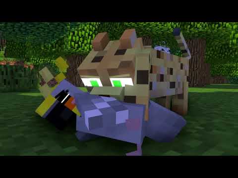 Parrot Life / Zombie vs Villager Life / Wolf Life  - Craftronix Minecraft Animation