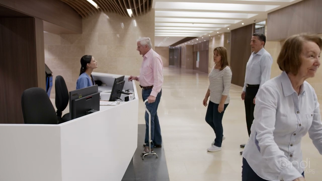 Accessible Wayfinding in Hospitals with BindiMaps