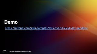 Building sandbox environments with EKS-D using CDK to enable application development for hybrid EKS
