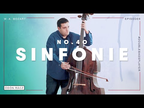 Ödön Racz Double Bass Solo - Mozart Sinfonie Nr. 40, 1. Satz