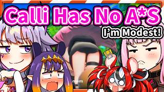 Biboo Finds Out Ina Has More ASS Compared to Calli 【HololiveEN】