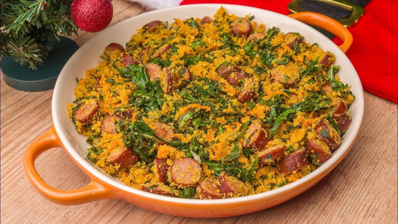 FAROFA DE COUVE PERFEITA PARA O SEU NATAL RÁPIDA E DELICIOSA | Cook'n Enjoy 1507