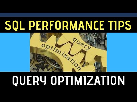 SQL Performance Tips