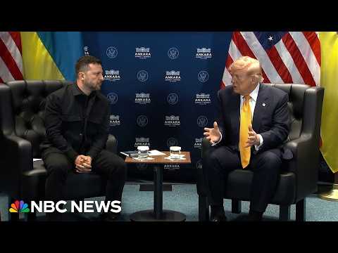 Trump holds bilateral meeting with Zelenskyy at NATO summit