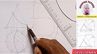 0nly 5% know how to Develop a right cone and oblique cone