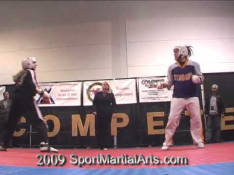 Tara Van Deusen Vs. Marissa Mayer - Womens's Sparring Finals - Compete Nationals 2009