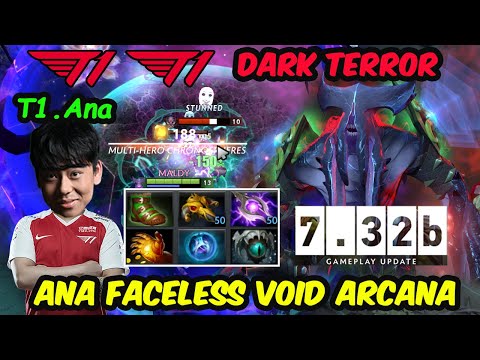 T1.Ana Faceless Void Arcana - NEW DARK TERROR THE Battle Pass 2022 Dota 2 7.32 pro Gameplay