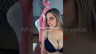 no bra challenge big boobs bouncing #nobra #short #trending