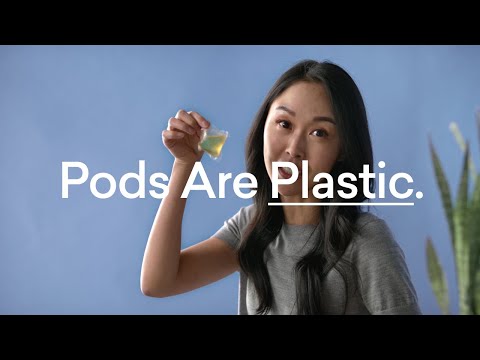 Part of a video titled Pods Are Plastic - YouTube