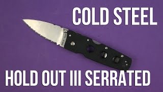 Cold Steel Hold Out III (11HMS) - відео 1