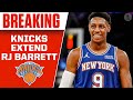 RJ Barrett Signs 4-Year Rookie Extension With Knicks | CBS Sports HQ