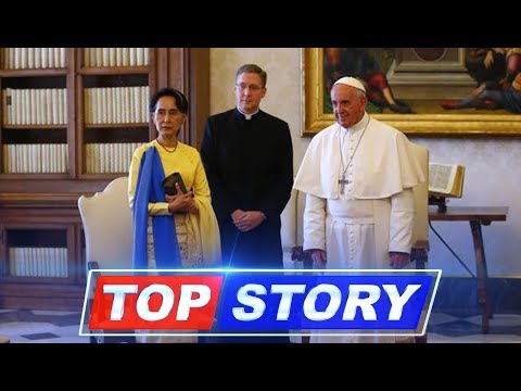 Pope Makes Key Myanmar Speech After Meeting Aung San Suu Kyl