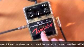 Video thumbnail for Maxon RTC600 Comp/Limiter - Telecaster to HIWATT SA112 by Brett Kingman