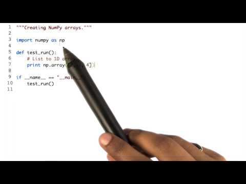 Learn Creating NumPy arrays - Mind Luster