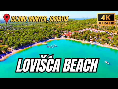 LOVIŠĆA BEACH - ISLAND MURTER, CROATIA 4K