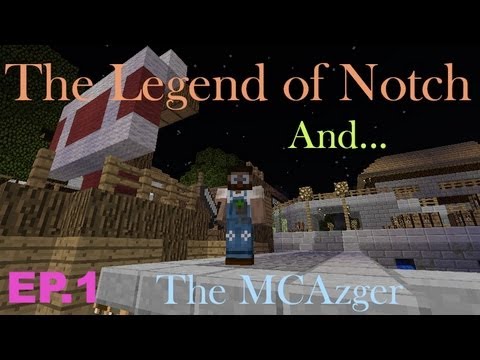 Minecraft: The Legend of Notch! Ep. 1 -  OP Warrior!!