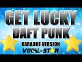 Daft Punk - Get Lucky | With Lyrics HD Vocal-Star Karaoke 4K