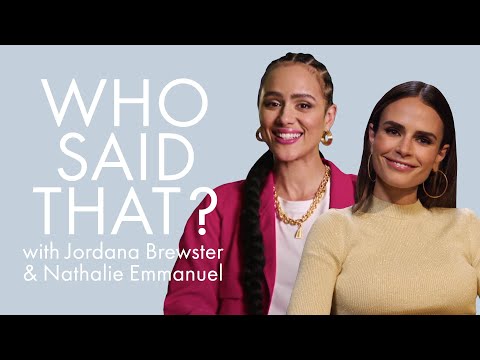 Jordana Brewster & Nathalie Emmanuel Guess Lines From Vin Diesel & More | Who Said That | ELLE