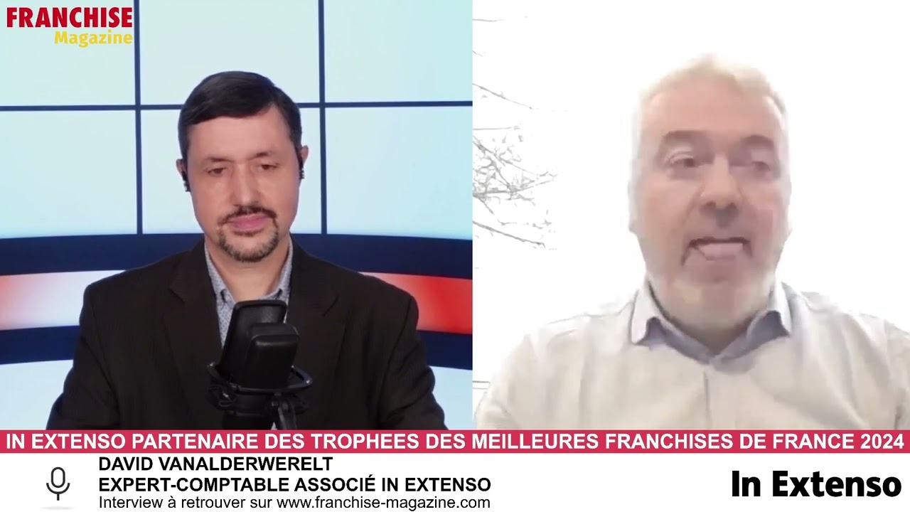 « L’interview vidéo des franchiseurs » David Vanalderwerelt, Expert-comptable Associé In Extenso, interview par Franchise Magazine