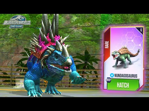 JURASSIC TOUR!! Vs NUNDAGOSAURUS X3 MAX LV 40 | JURASSIC WORLD THE GAME