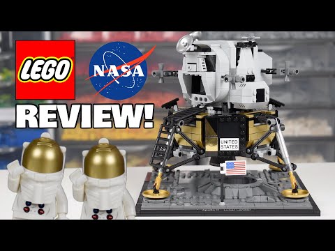 LEGO Creator Expert NASA Apollo 11 Lunar Lander Set 10266 Review!
