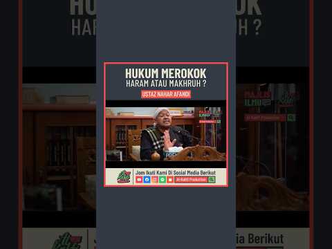 Hukum Merok*k Haram Atau Makhruh #shopee #shopeeytdeals