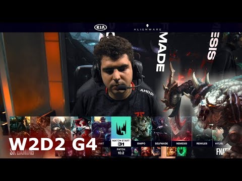 SK Gaming vs Fnatic | Week 2 Day 2 S10 LEC Spring 2020 | SK vs FNC W2D2