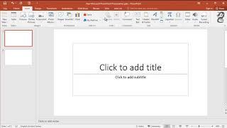 How to insert a header into a presentation in PowerPoint