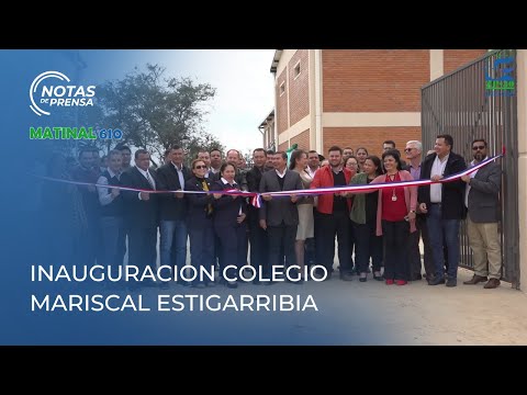 Se inauguró el Colegio Nacional Mariscal Estigarribia