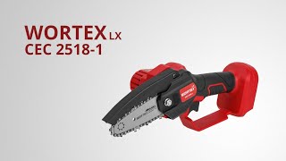 Battery mini saw CEC 2518-1 WORTEX LX