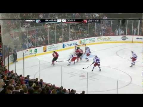 1/31/12 - New Jersey Devils vs. New York Rangers - Parise Goal