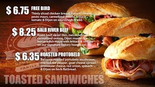 ZuDhan Productions - Sandwich menu sample