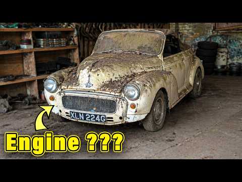 Hot Rod Morris Minor With Mystery Engine.. Sat 30+ years, Runs and Drives?