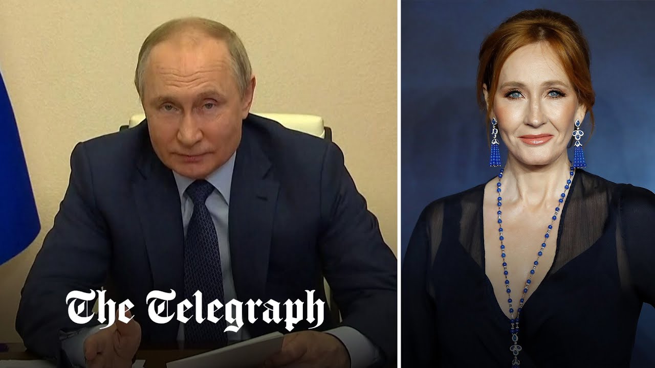 Wladimir Putin sagt, Russland sei „abgesagt“ worden wie JK Rowling, während der Harry-Potter-Autor zurückschlägt