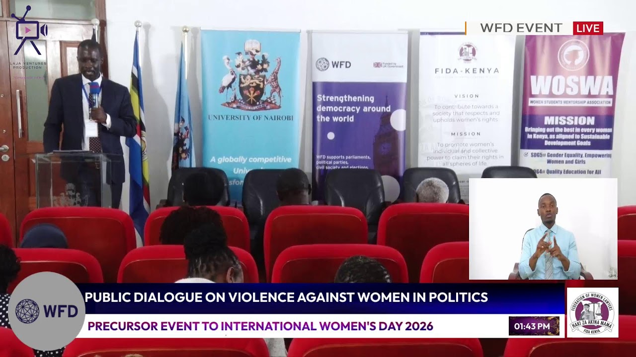 Public dialogue on addressing violence against women in politics (VAWP) in Kenya | IWD 2026