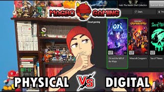 PHYSICAL VIDEO GAME COLLECTION VS. XBOX GAME PASS DIGITAL LIBRARY - Magbo Gaming