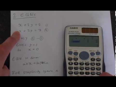Part of a video titled How to Solve Equations Using Casio Fx-991ES Plus - YouTube