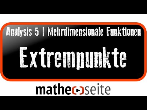 Mehrdimensionale Funktion: Extrempunkte berechnen | A.51.02