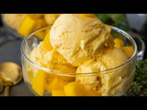 mango ice cream 🍨 ☺️