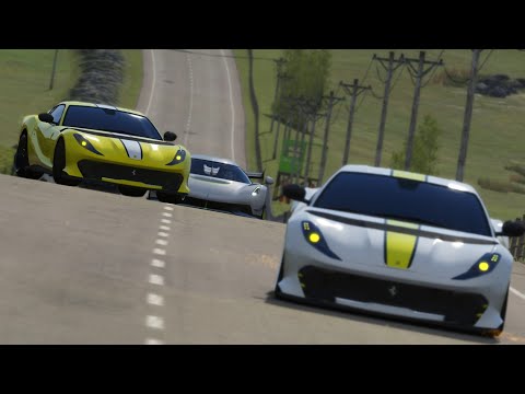 Koenigsegg Jesko 2023 @1600hp vs Ferrari 812 Competizione 2023 Sports Tuned @2061hp at Highlands