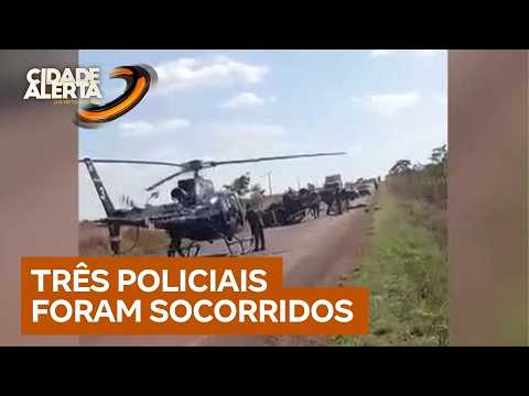 Colisão entre viatura da Rotam e carro deixa cinco feridos em Goiás | Cidade Alerta DF