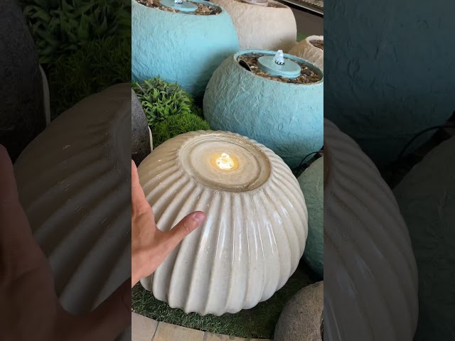 نافورة كروية مضلعة