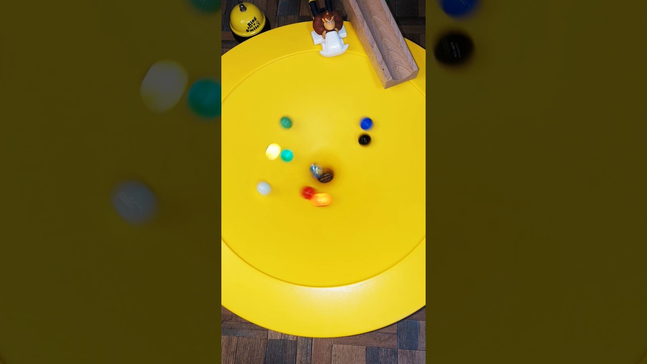 🌈🚦Amazing 😯 Marble Run Healing Sound Wooden Cuboro Standard スロープ＆バリボーゴールデングミRooling Ball #ASMR