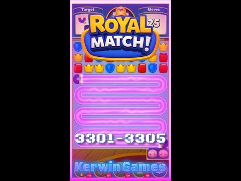 Royal Match Level 3301 3302 3303 3304 3305 - No Boosters Gameplay